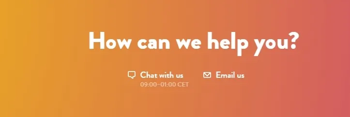 Contact support at Dunder Casino